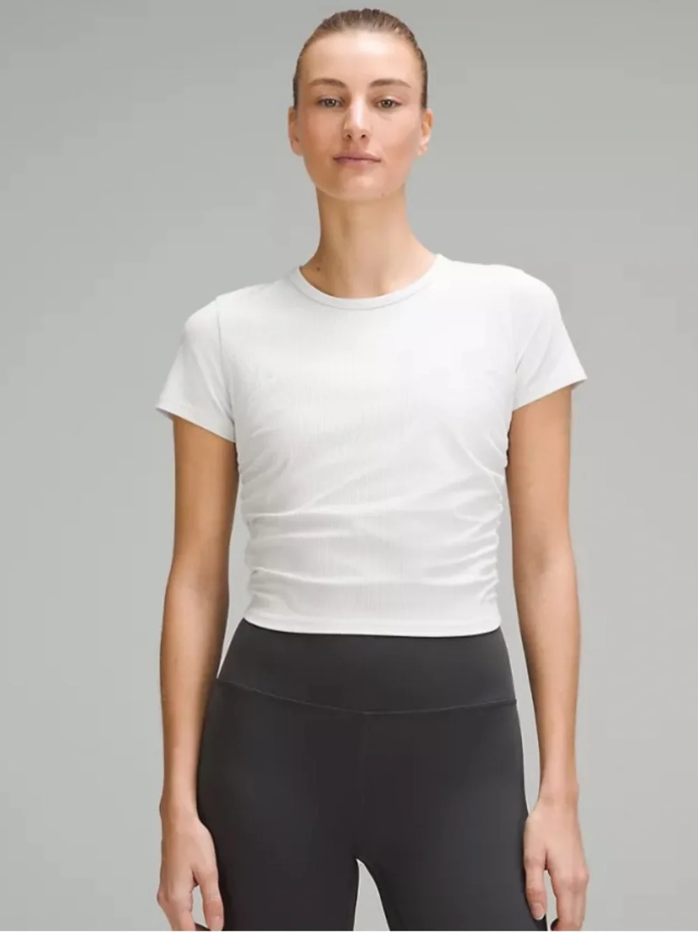 Lululemon All It Takes Ribbed Nulu T-Shirt Light Vapor 4